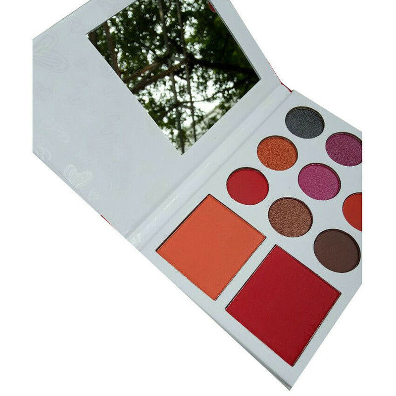Pro 9Colors Eye Shadow 2Color Blush Makeup Shimmer Matte Palette Set