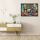 5D DIY Full Drill Diamond Painting Sewing Room Cross Stitch Embroidery Kit