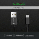 1X(Orico Adc-05-Wh Micro-Usb Fast Charging Cable 2A Usb Data Cable For Xiao
