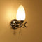 House Wall Lamps E27 Premium Lampshade Entryway Bedside Wall Sconces Decor