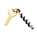 Stainless Steel Twist Stick Corkscrew Pocket Red Wine Bottle Opener Keyring W2S7