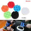 8Pcs/lot Car Polisher Polishing Waxing Buffing Woolen Sponge Pads Kit FT
