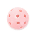 50Pcs Plastic Airflow Hollow Golf Ball Indoor Practice Training Balls MO