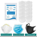 10Pcs Dust Proof Breathable Disposable Replace Pads Filter for Mouth MaME