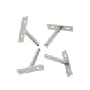 4pcs 10mm x 70mm Metal Hidden Concealed Invisible Shelf Support - 3 Inch Ha W7R1
