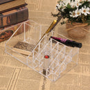Crystal Cosmetic Organizer Makeup Jewelry Lipstick Brush Insert Holder Box