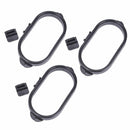 3x Trash Bag Holder ABS Black Garbage Storage Bag Holder Organizer Trash Can xsd