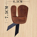 Premium Leather Archery Bow Finger Tab Protector Shooting Finger Guard Right