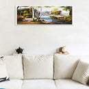 5D DIY Full Drill Diamond Painting Village River Cross Stitch Embroidery