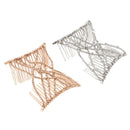 2 Pcs Double Hair Comb With Elastic Bead Chains For Women
