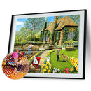 5D DIY Full Round Drill Diamond Painting Fulfilling Life Cross Stitch Craft