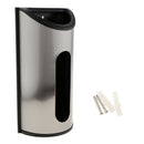 Stainless Steel Grocery Bag Recycling Storage Dispenser Wall Mounted