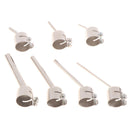 7pcs 850 Series Hot Air Gun Nozzle Lengthen Type 45 Degree Tilt BGA Welding  Gw