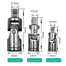 3X 1/4" 3/8" Universal Joint Set Socket Wrench Adapter Angle Extension Bar DCFH