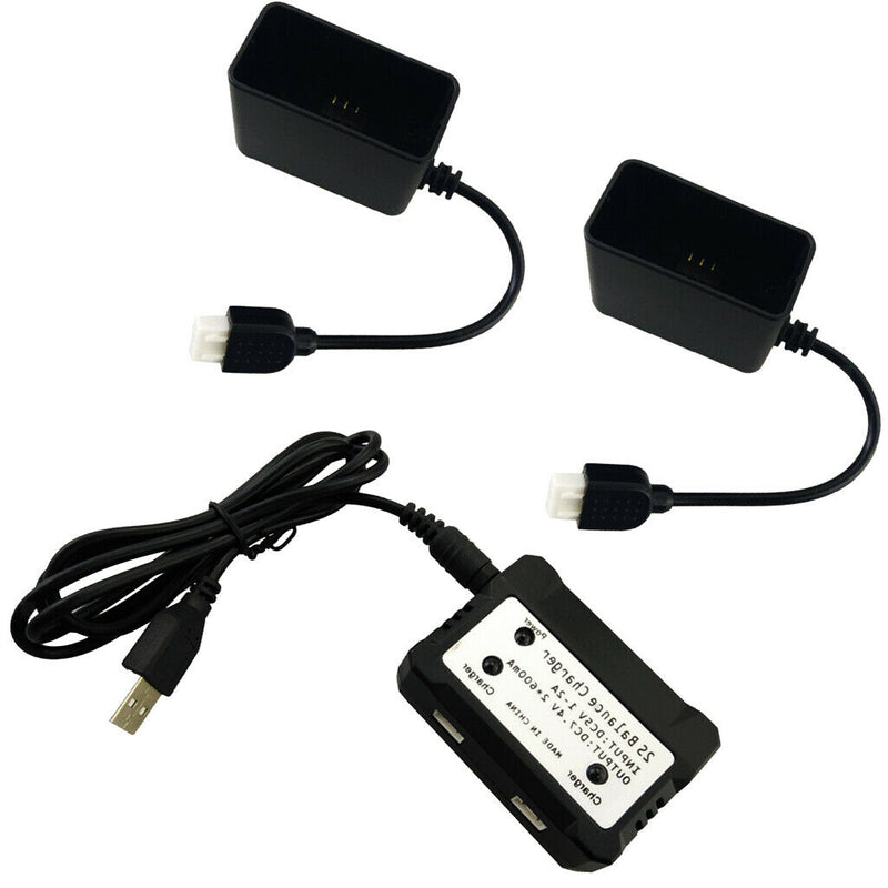 2in1,USB Battery Charger with 2PCS Conversion Line for  RC Brushless Quad-Axis