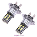 2x H7 Auto Leds For Cars 15SMD CANBUS Error Free 3535 LED Car White Fog DRL