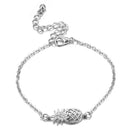 6pcs Punk Style Bracelet Pineapple Crystal Bangles Women Boho Jewelry Gift