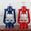 Set Of 3, Kerosene Lantern Hiking Metal Oil Lamp Home