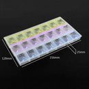 21 Grids Weekly Pills Storage Box Stationery Candy Holder Home Organizer