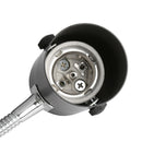 E27 Heating Reptile Lamp Holder Clip-on Bulb with Cover Pet Light (Black) A