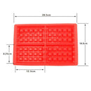 Waffles Cake Chocolate Pan Silicone Mold Microwave Baking DIY Mould Tray Tool