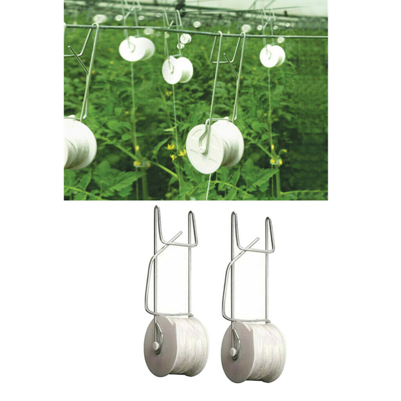 17Pack 15m Gardern Tomato Hooks Vegetable Clamps For Planting Vegetable Cucumber