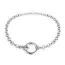 Punk Choker Necklace Hip Hop Jewelry Trendy Iron Thick Chain Circle Necklac