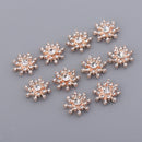 10x Crystal Diamante Buttons Flatback Embellishments DIY Phone Case Decor