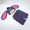 Newborn Baby Donkey Pattern Photography Clothing Knitted Beanie Pants Suit