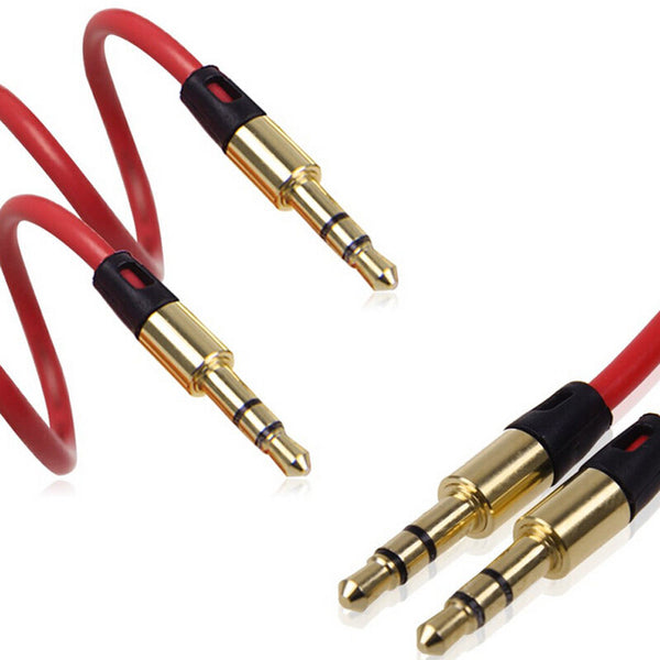 New 3.5mm Male to Male Aux Auxiliary Cord Stereo Audio Cable For PC iPod MP3 CAR