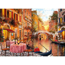 5D Diamond Embroidery Landscape City Diamond Pattern Cross Stitch Square Di