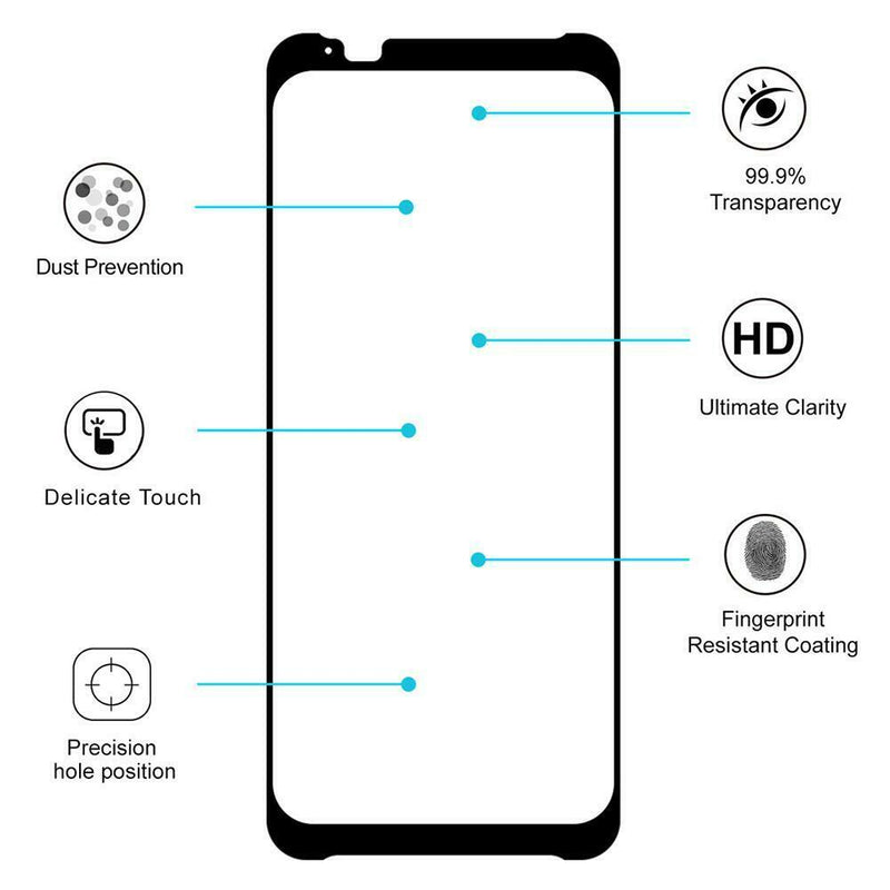 Hat-Prince 2.5D 9H Full Tempered Glass Screen Film for Nubia Red Magic 3