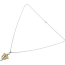 Jewelry Stainless Steel Angel Wings Cross Pendant with 60cm Necklace, Men's