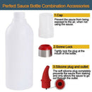 Squeeze Bottle, Ketchup Containers, Squirt Condiment Bottles For Kitchen, C L1Z7