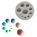 Round cake mold soap mold silicone baking mould for candy chocolate ice lattice