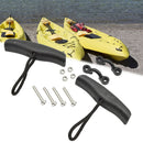 Kayak Pull Handle Canoe Boat Carry Grip Pull Handle with Cord Rope & Pad Eyes