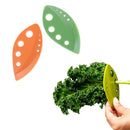 2pcsKitchen GadgetsKale Chard Collard Greens And Herb Stripper Vegetable Tool lj