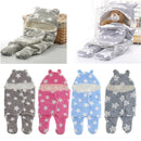 Infant Swaddle Wrap Baby Bedding Blanket Wearable Sleeping Bag Gray