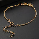 6PCS Boho Multilayer Heart Infinity Anklet Foot Chain Ankle Bracelet Jewelry  Z