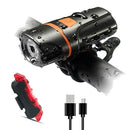 Bicycle Light, Bicycle Headlights 450 Lumens, IPX6 Waterproof 6 Modes of Ri