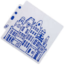 S87 Flower Spray Mold DIY Scrapbooking Stencil Cake Coffee Decorating Craft Too-