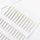 12Pcs Thick Big Eye Sewing Self-Threading Needles Embroidery Hand Sewing 3 Sizes