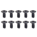 10PCS 5 Way 3 Way Guitar Switch Fixed Screws Nuts Guitar Replacement Black