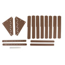 Wooden Paint Rack Stand Pigment Ink Storage Holder Organizer Kit 30x15x22cm