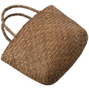 Casual Straw Bag Natural Wicker Tote Bags Women Braided Handbag For Garden