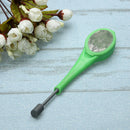 Healthy Silicone Tea Strainers Filters Infuser Filtering Tools (Green) A