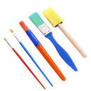 17pcs Kids Sponge Painting Brushes Kit For Early Education DIY Arts Paint Crafts