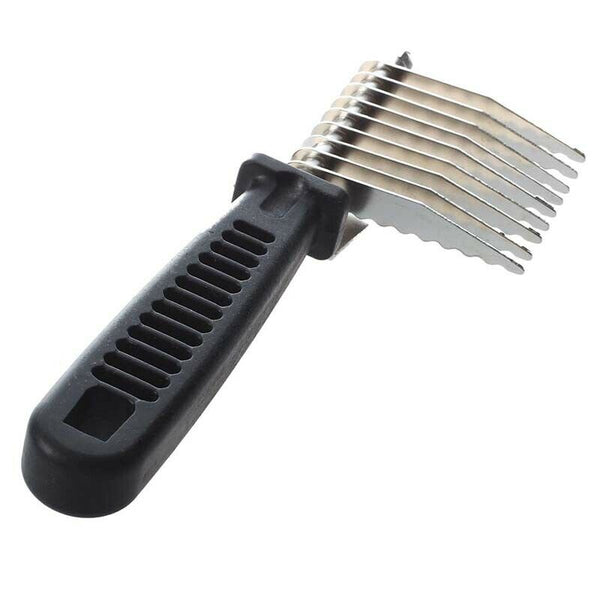 Pet Puppy Dog Cat Hair Grooming Brush Comb Dematting Tool Black New