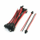 5 Sets JST 2.54 SM 2-Pin Connector plug Female & Male with Wires Cables JS