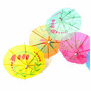 100 Mixed Paper Cocktail Umbrellas Parasols for Party Tropical Drinks Acces W8P3
